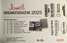 2025 Orkangerlotteriet loddbok