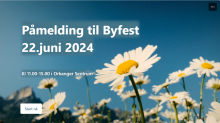 Byfest 2024 Pamelding